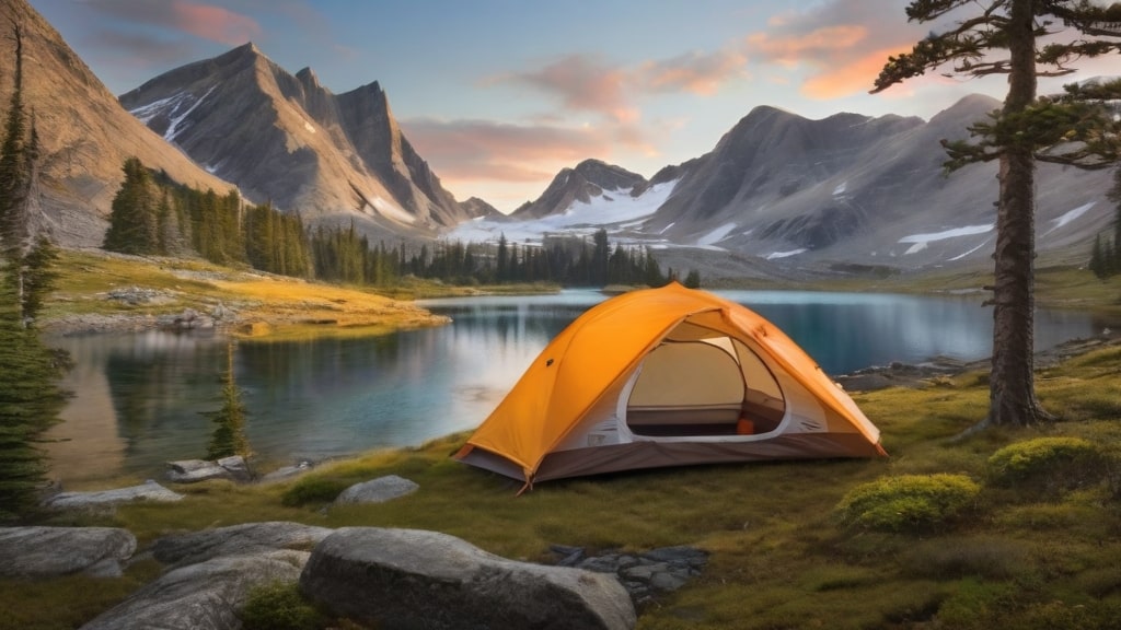mountain and amazon camping tent