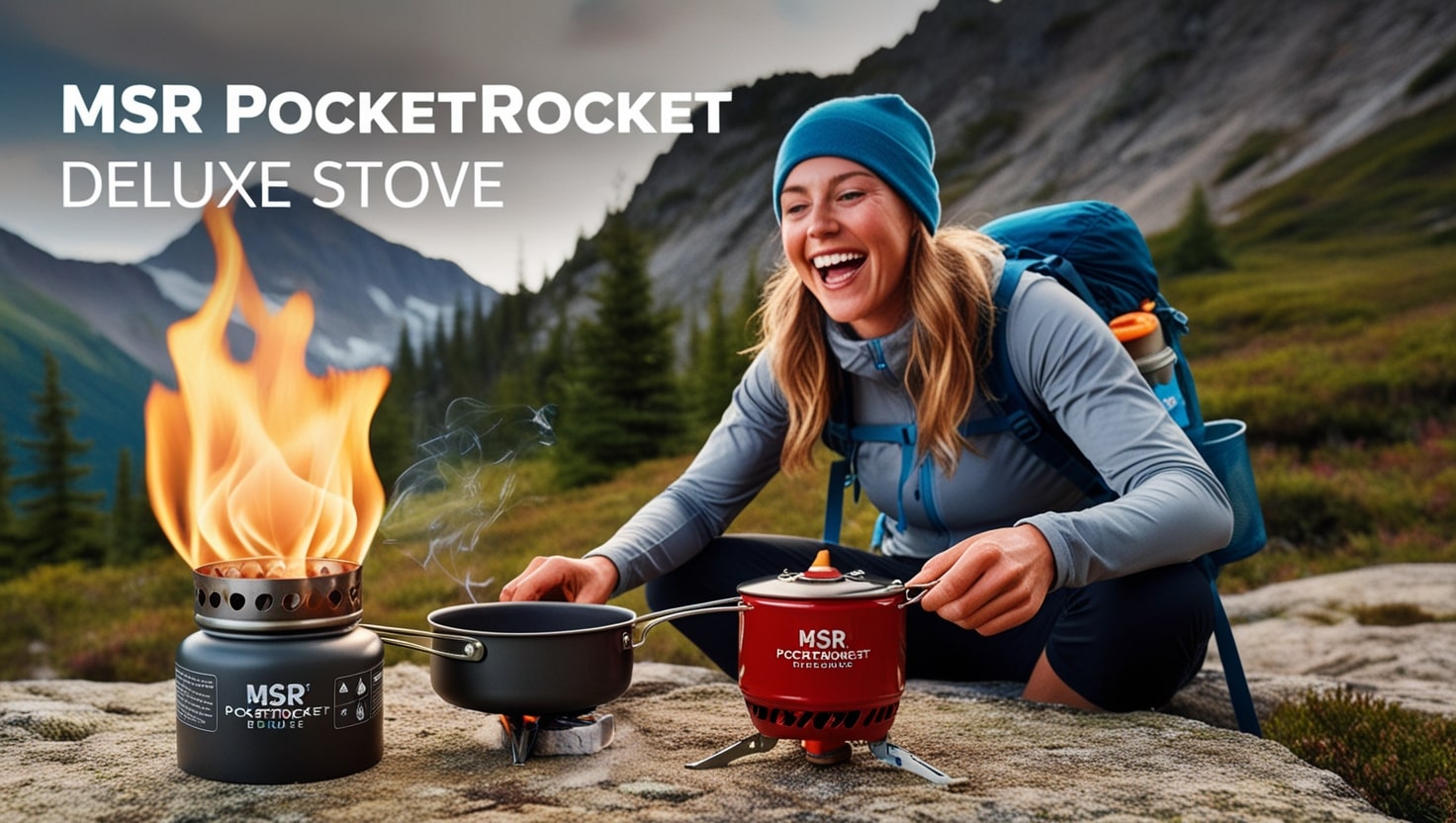 MSR PocketRocket Deluxe Ultralight Camping and Backpacking Stove outdoor cooking equipment