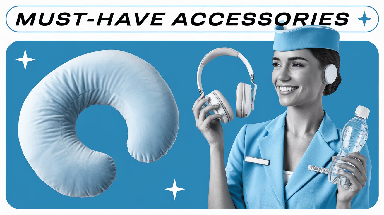 Top 10 affordable travel accessories for comfort and convenience during flights, including neck pillows, noise-canceling headphones, and portable chargers. Perfect travel essentials for a smooth journey.