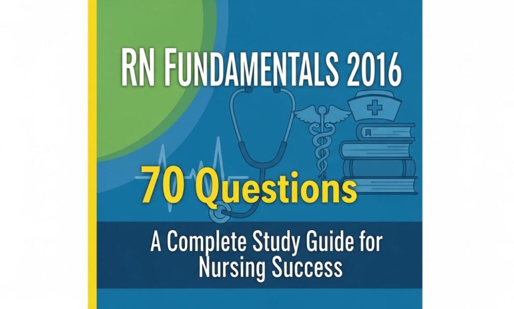 RN Fundamentals 2016 70 Questions: A Complete Study Guide for Nursing Success