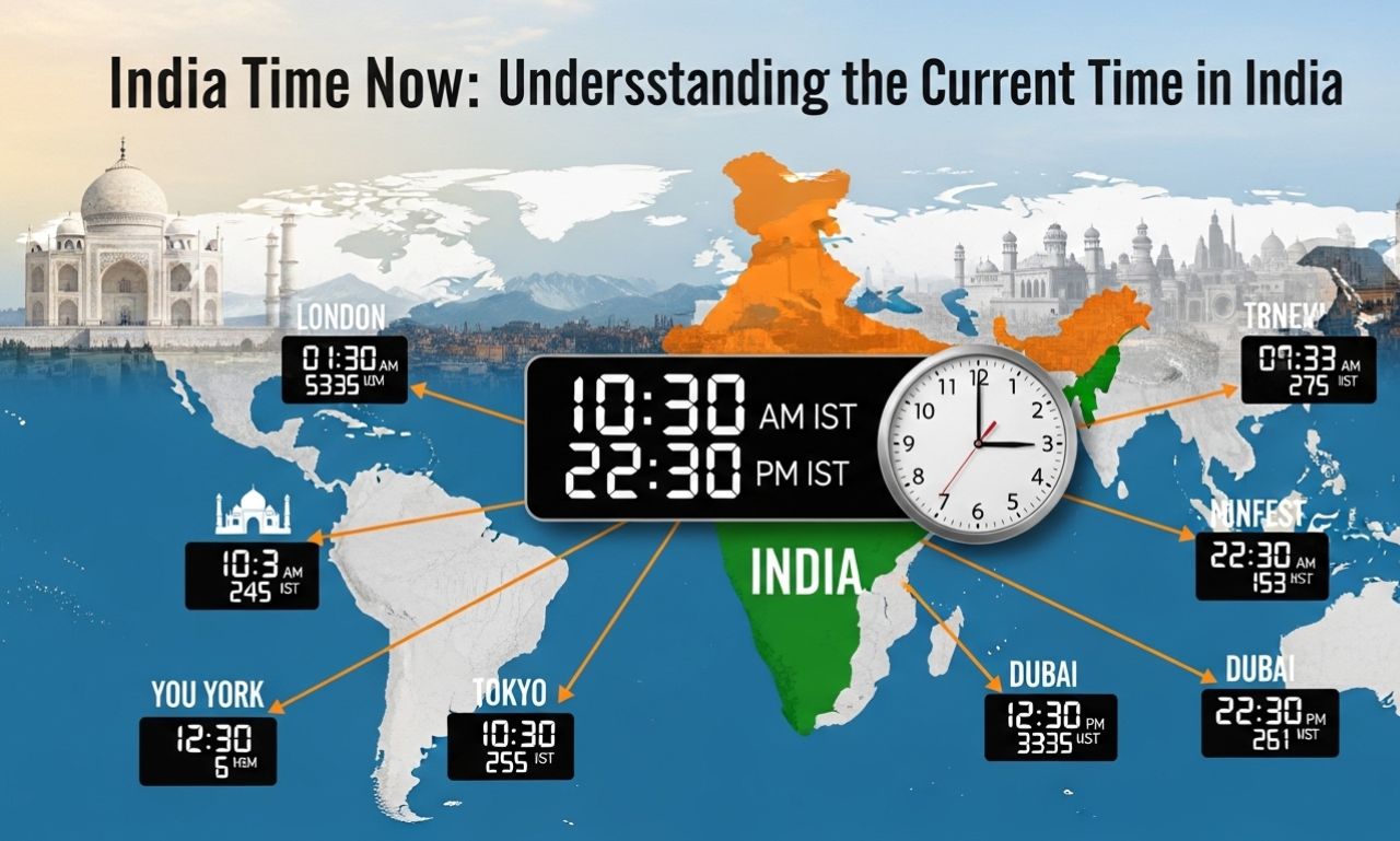 India Time Now: Understanding the Current Time in India