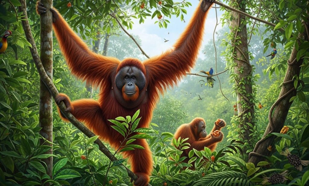 orangutans,
