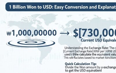 1 Billion Won to USD