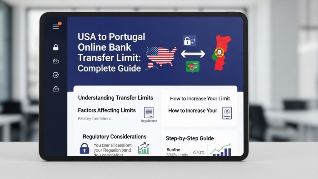 USA to Portugal Online Bank Transfer Limit
