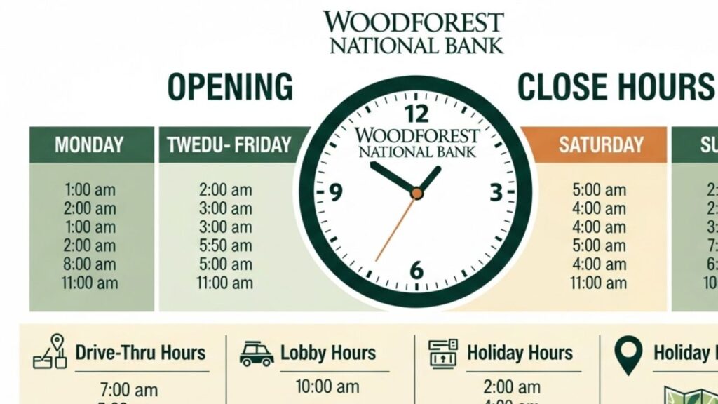 Hours for Woodforest