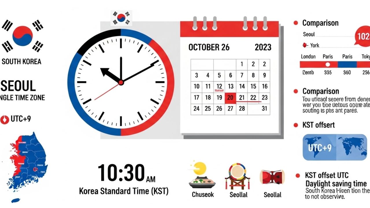 Time and Date in South Korea